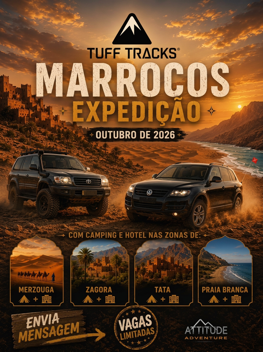 TUFF TRACKS MARROCOS EXPEDIÇÃO OUTUBRO 2026